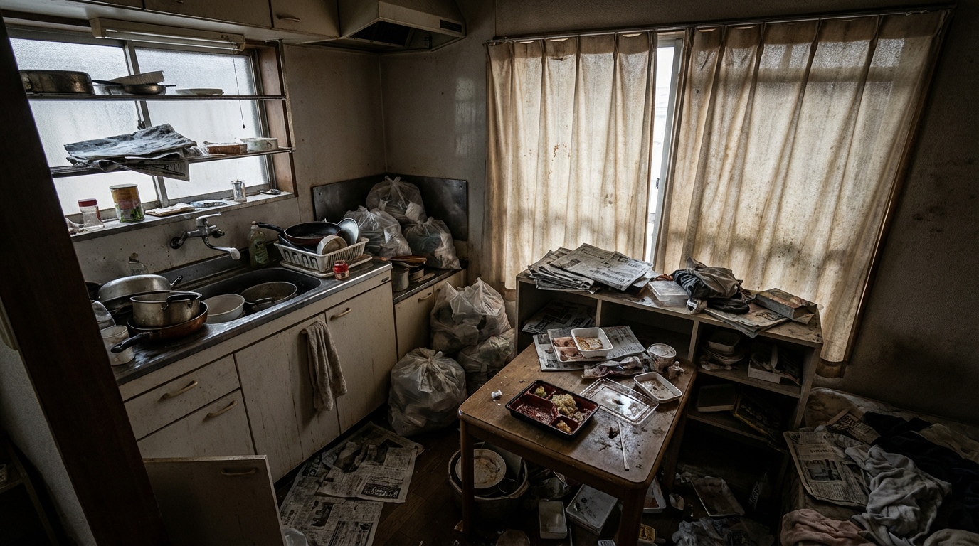 セルフネグレクトから孤立死への直滑降メカニズム