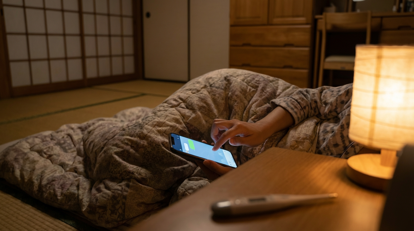 今すぐベッドの上でできる安否確認の方法