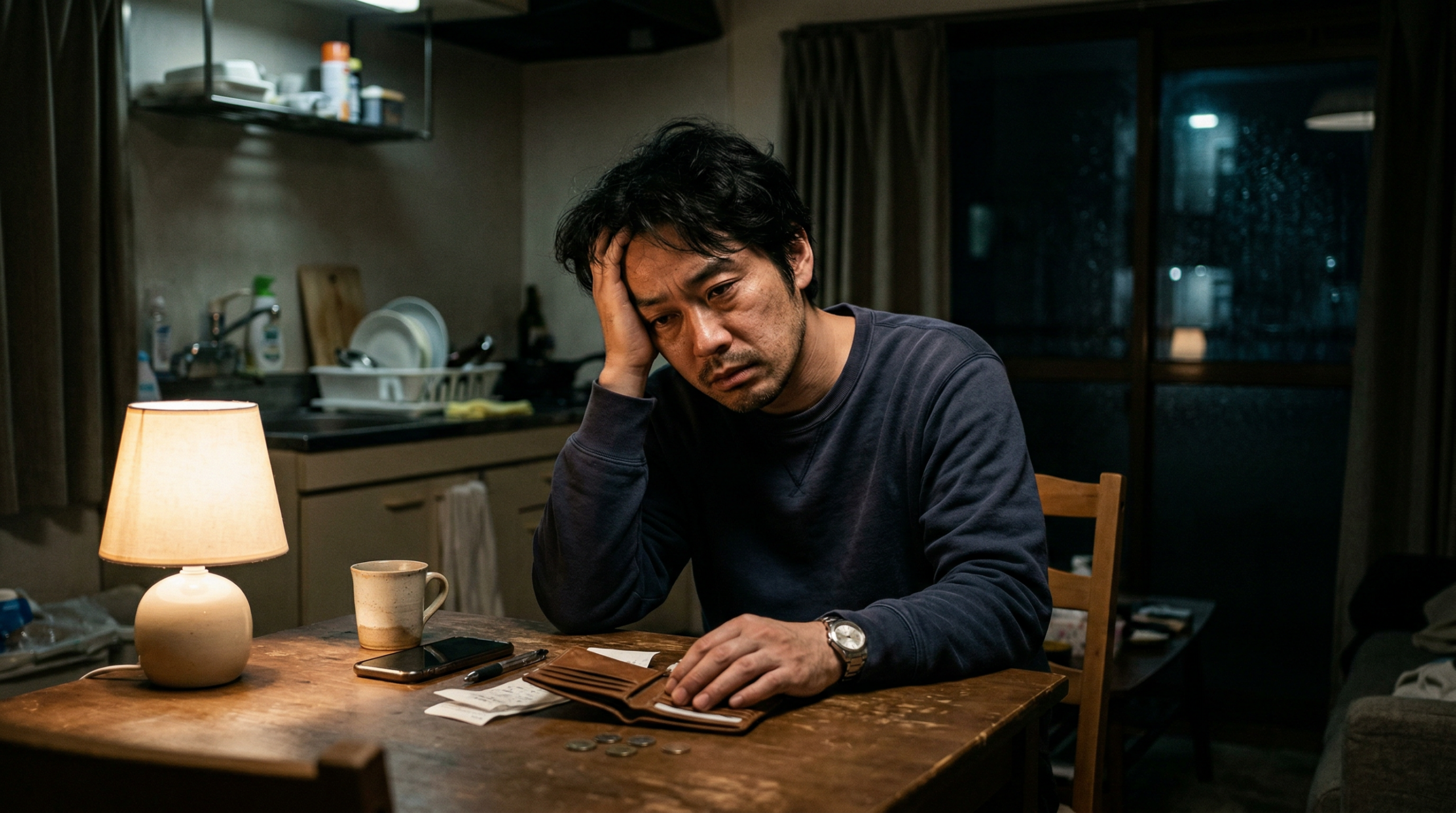 男性が貯金なしで追い詰められる構造的な理由