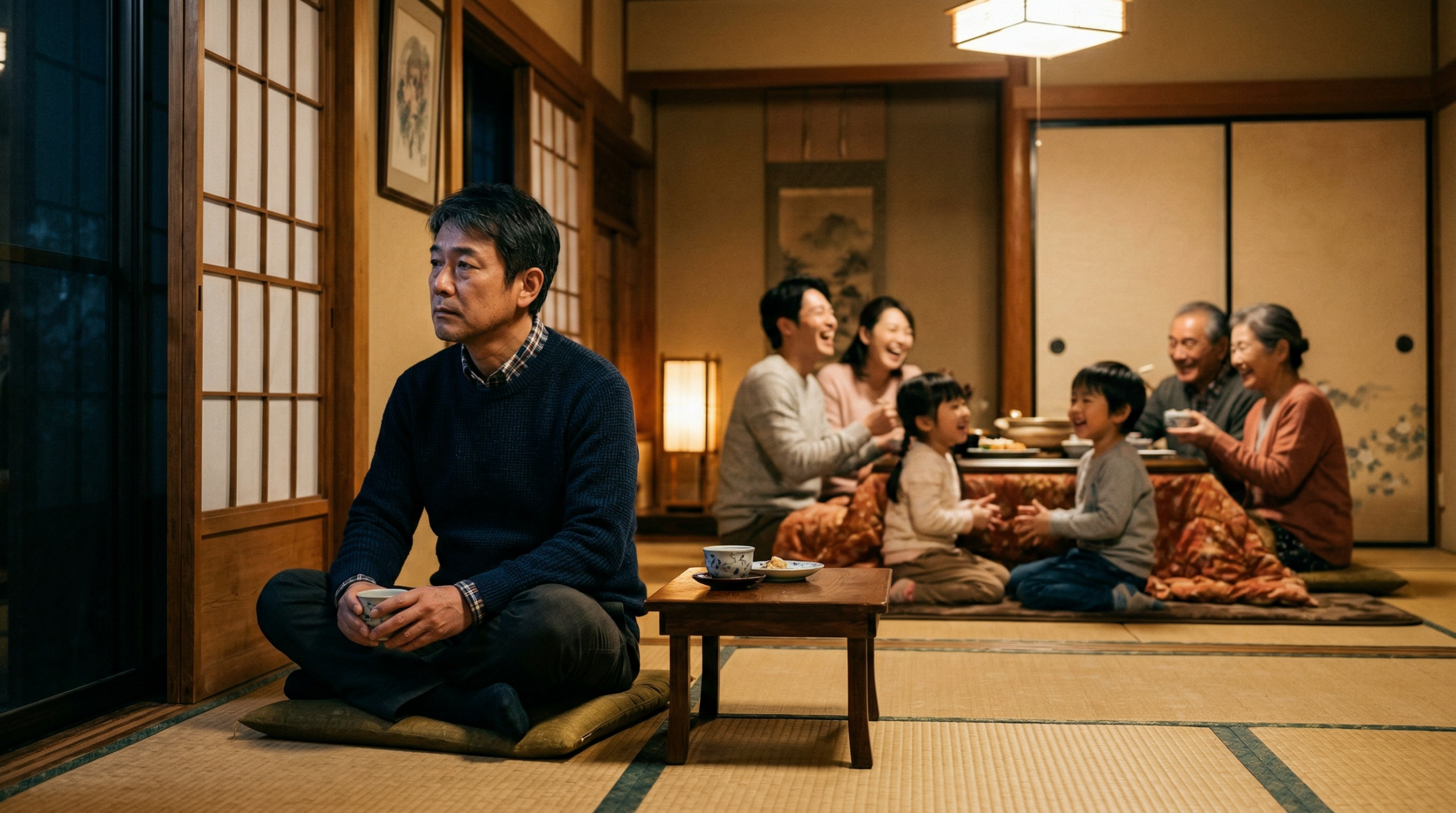 親族の集まりで感じる孤独感と相対的剥奪感