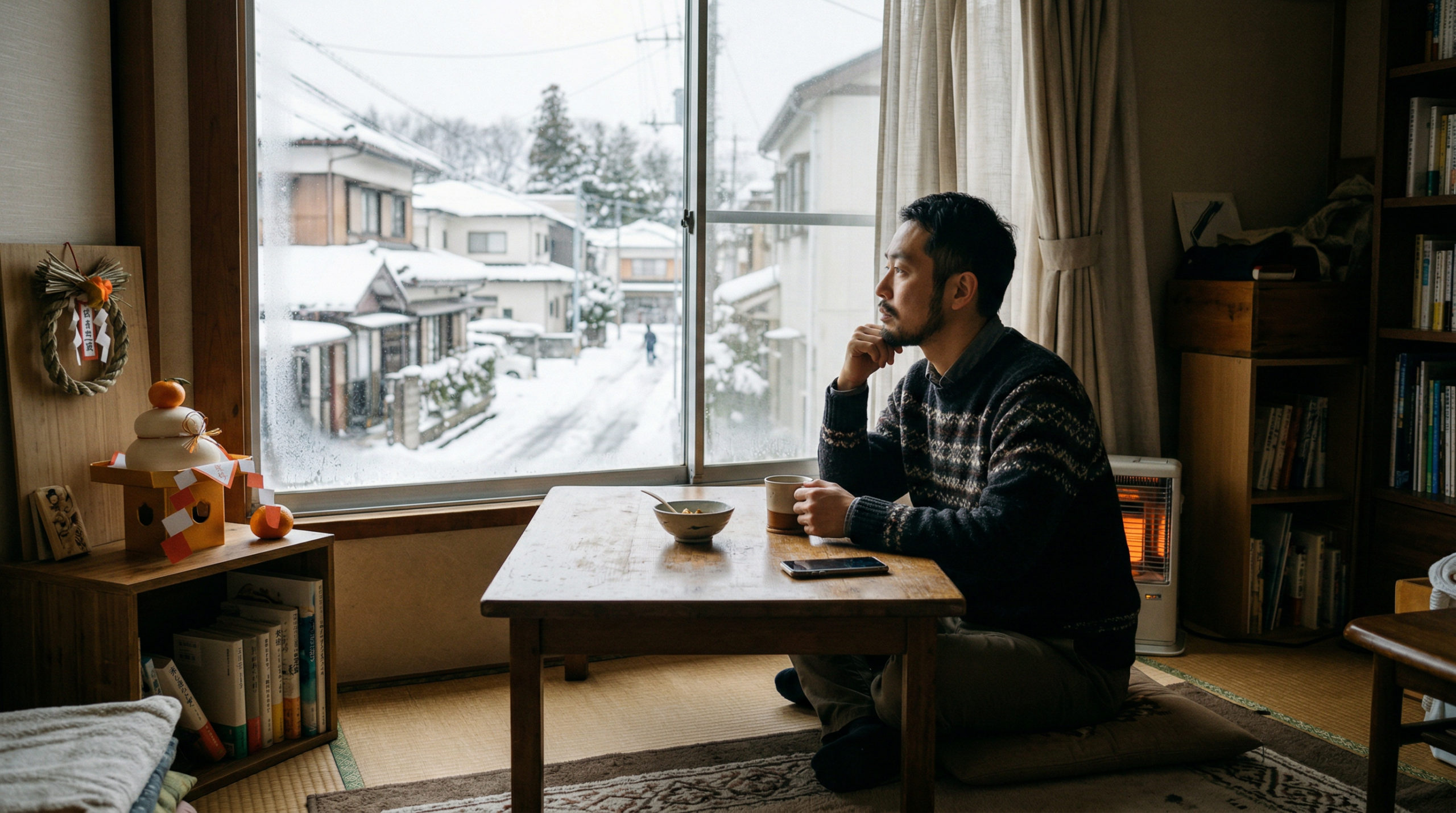 正月に独身男性が抱える孤立感の正体