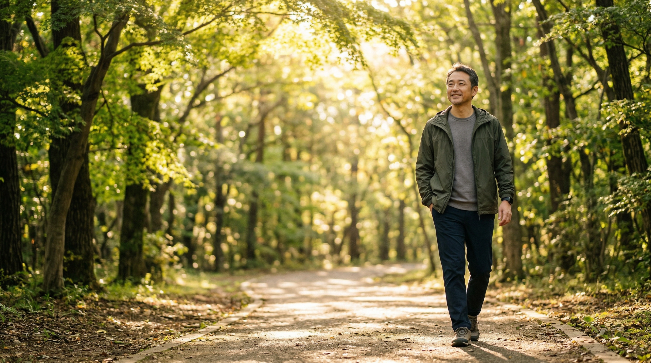 朝の光と散歩でセロトニンを分泌させる習慣